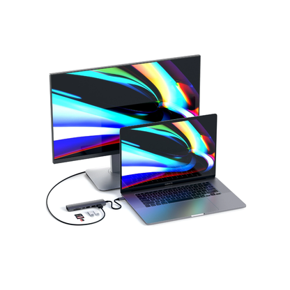Satechi Type-C Slim Multiport with Ethernet Adapter (Space Grey)