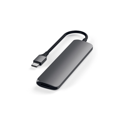 Satechi Type-C Slim Multimedia Adapter V2 (Space Grey)