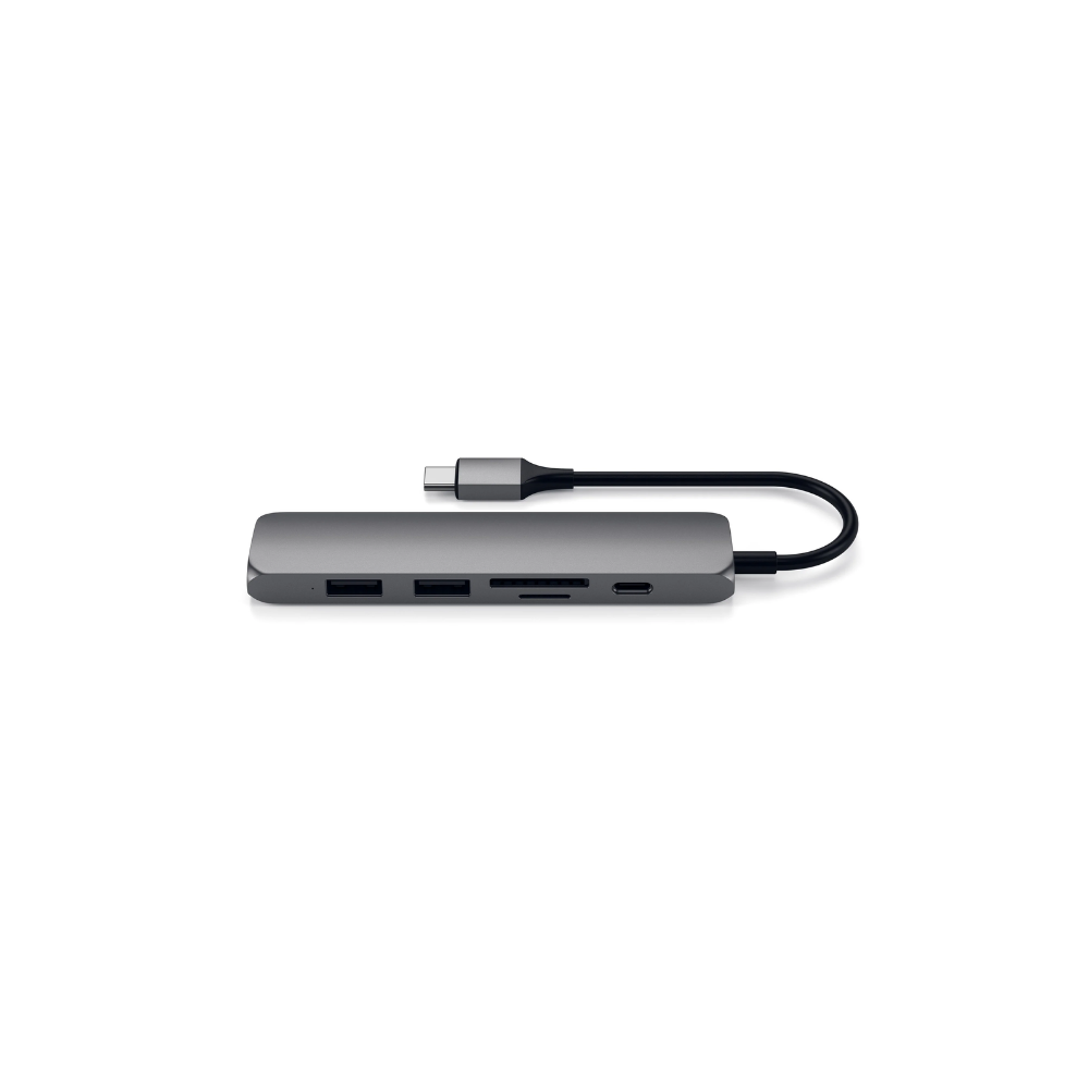 Satechi Type-C Slim Multimedia Adapter V2 (Space Grey)