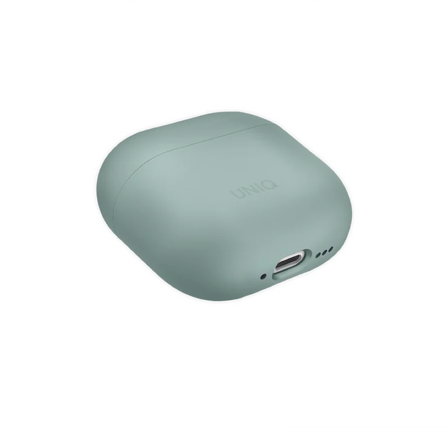 Uniq Lino Hybrid Liquid Silicon AirPods 4th Gen (2024) Case - Iceplant Green