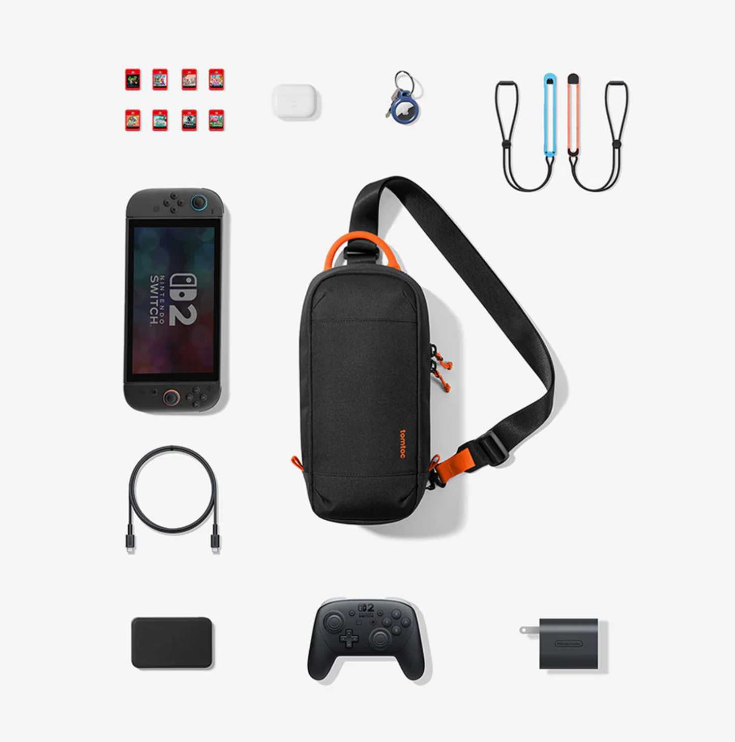 TOMTOC GAME ON G49S1 NINTENDO SWITCH 2 TRAVEL BAG