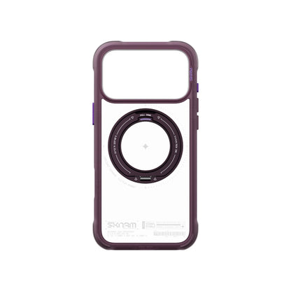 Skinarma Atlas Mag-Charge Case with Rotating Kick Stand for iPhone 18 Pro Max - Burgundy