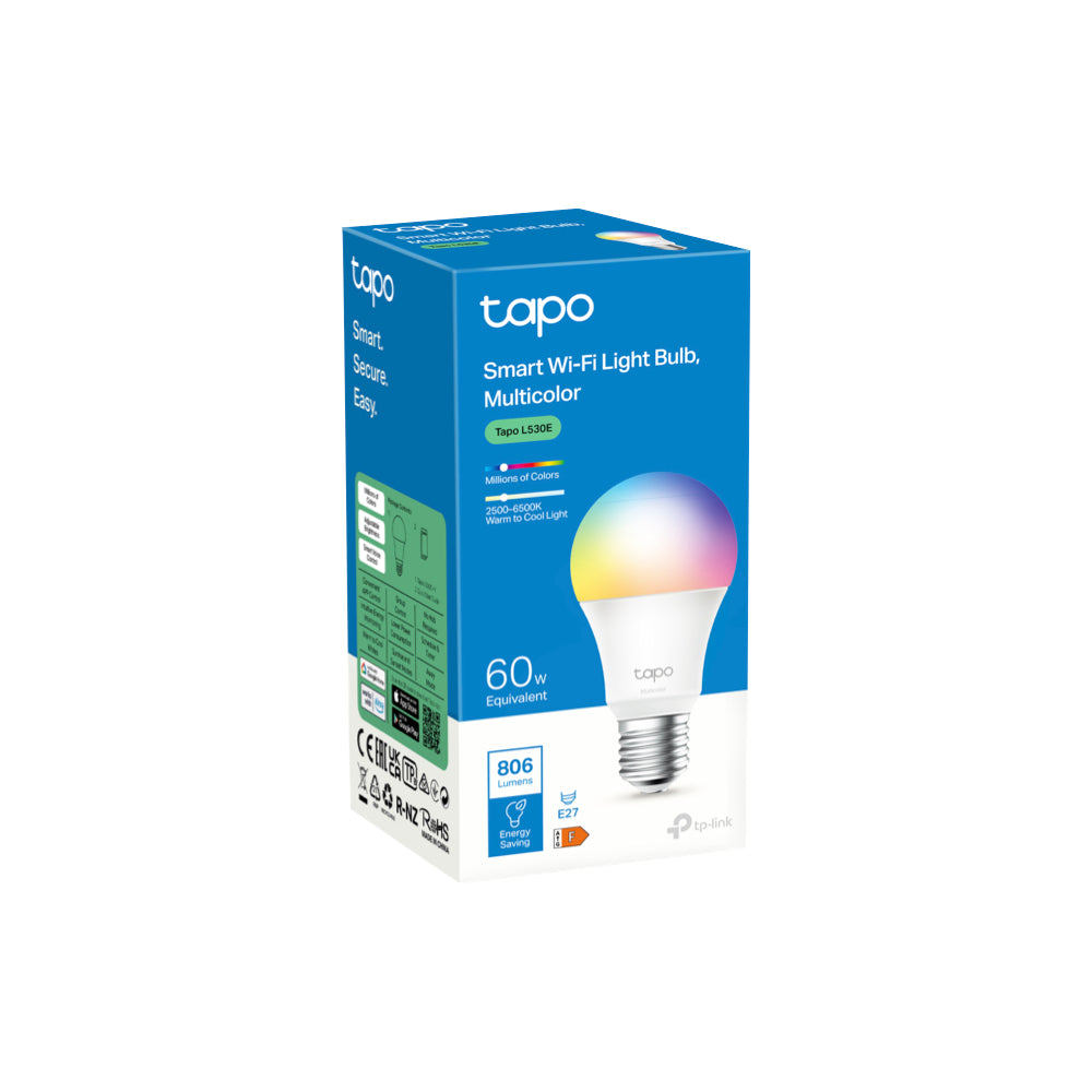 TP-Link TAPO Smart Wifi Light Bulb, Multicolor