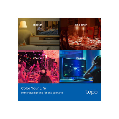TP-Link TAPO Smart Wifi Light Bulb, Multicolor
