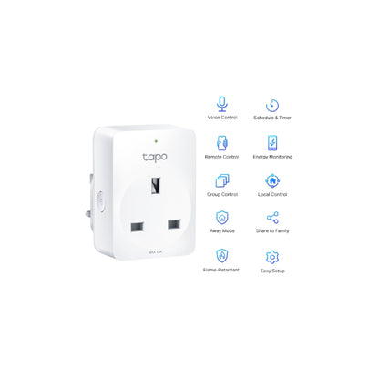 TPLINK Smart Plug Wifi 2.4Ghz 802.1 B/G/N Evergy Monitoring (TAPO Series) ( TL-TAPO P110 )