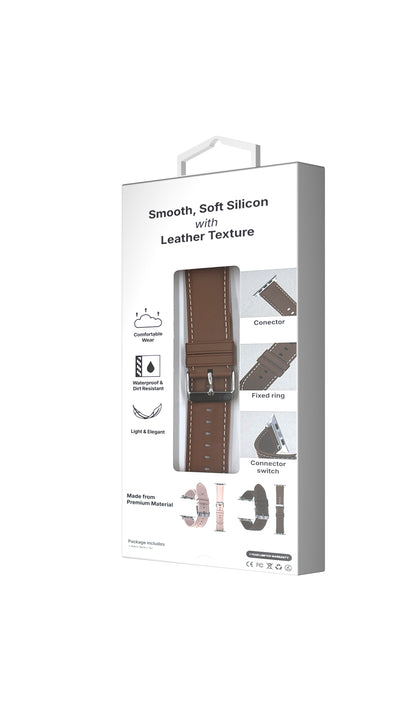 TimeLoop Apple Watch Classic Strap 49mm/45mm/44mm/42mm (Brown)