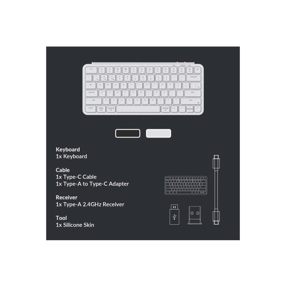 Keychron B1 Pro 77Key Wireless scissor Ultra-Slim Wireless Keyboard