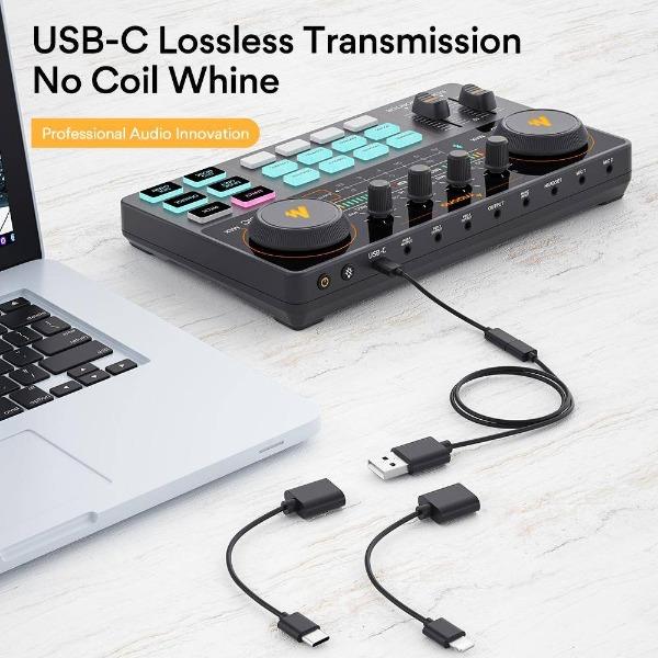 Maono All-In-One Sound Card with Microphone Starter Bundle Set