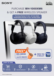Sony WH-1000XM6 Wireless Noise Cancelling Headphones
