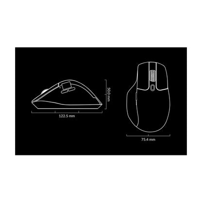 Keychron M6 - 78g - Non-backlit BT/2.4GHz/Wired Mouse