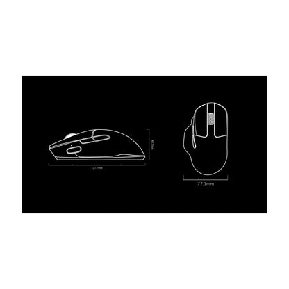Keychron M7 -63g - Non-backlit  BT/2.4GHz/Wired Mouse