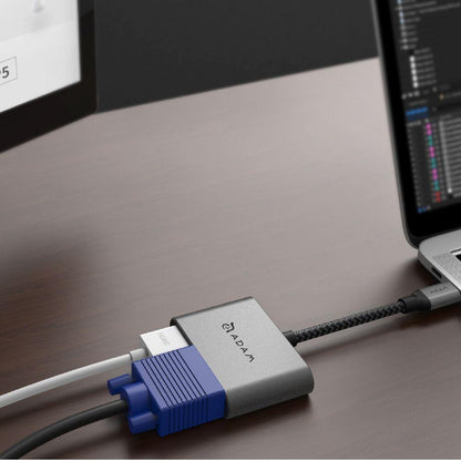 ADAM elements CASA Hub VH1 USB-C 3.1 To VGA/HDMI