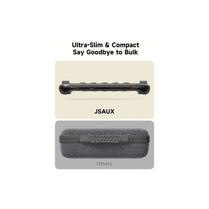 Jsaux Shock-Absorbent Storage Case for Switch 2 (Clear Black)