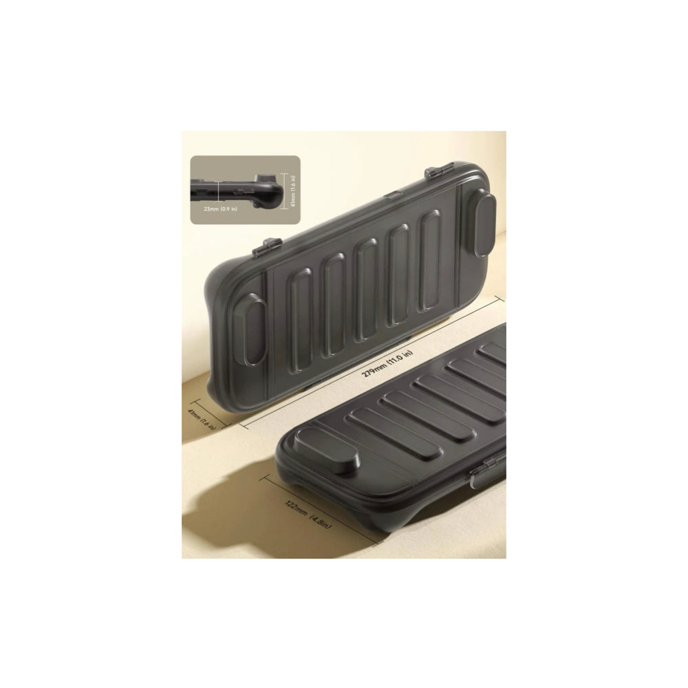 Jsaux Shock-Absorbent Storage Case for Switch 2 (Clear Black)