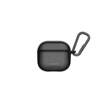 Mageasy AirPods 4 Roam | Carabiner Included - Translucent Titanium