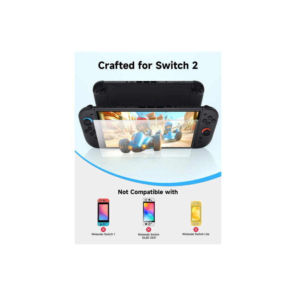 Jsaux Anti-Glare Screen Protector for Switch 2 (2 PACK)