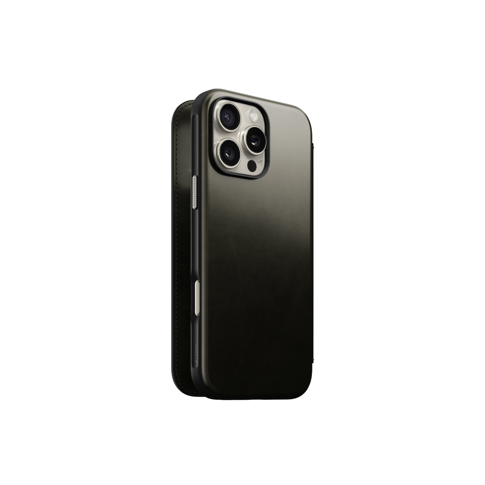 Nomad iPhone 16 Pro Max  Modern Leather Folio | Horween Leather | Magsafe