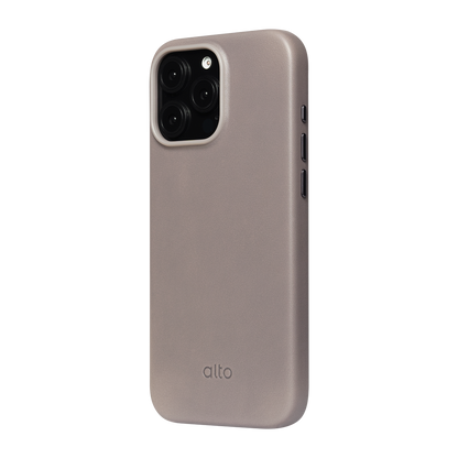 Alto Clop Leather Magnetic Case iPhone 16 Pro Max - Cement