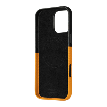 Alto Herring Leather Magnetic Case iPhone 16 Pro Max - Raven / Caramel