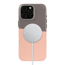 Alto Herring Leather Magnetic Case iPhone 16 Pro Max - Cement / Pink