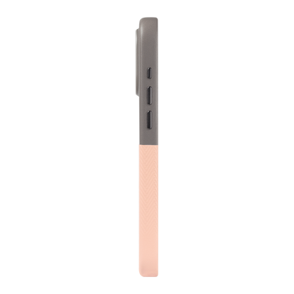 Alto Herring Leather Magnetic Case iPhone 16 Pro Max - Cement / Pink