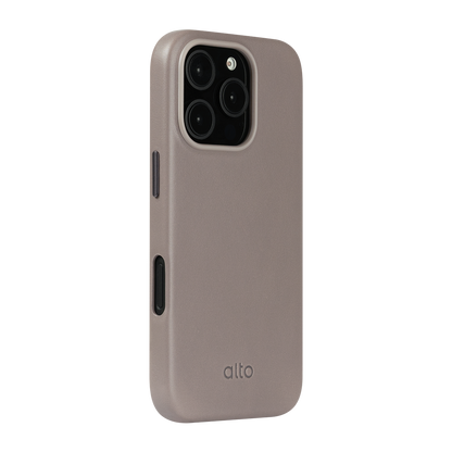 Alto Clop Leather Magnetic Case iPhone 16 Pro - Cement