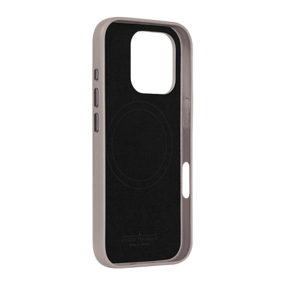 Alto Clop Leather Magnetic Case iPhone 16 Pro - Cement