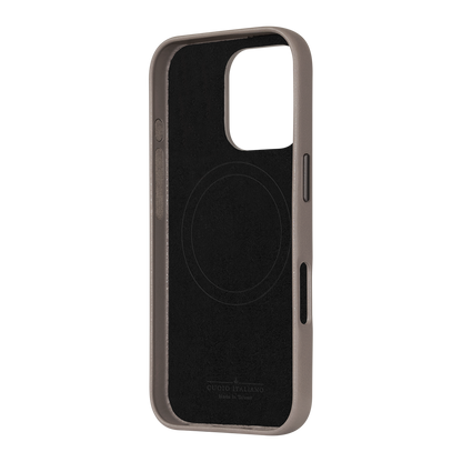 Alto Clop Leather Magnetic Case iPhone 16 Pro - Cement