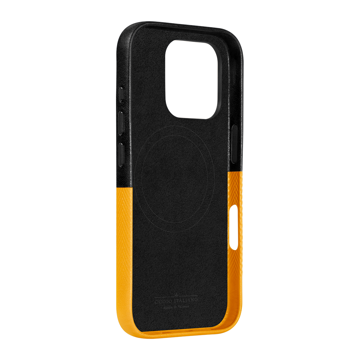 Alto Herring Leather Magnetic Case iPhone 16 Pro - Raven / Caramel