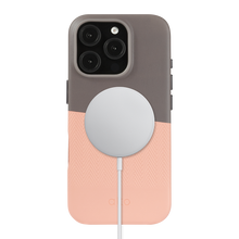 Alto Herring Leather Magnetic Case iPhone 16 Pro - Cement / Pink