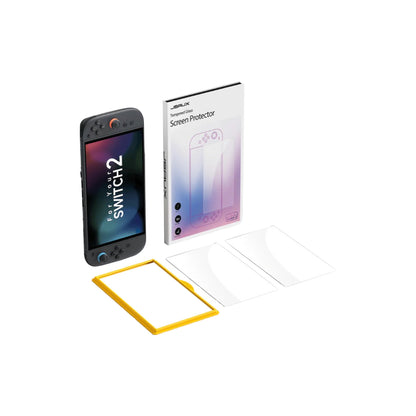 Jsaux HD Tempered Glass Screen Protector for Switch 2(2 PACK) Clear