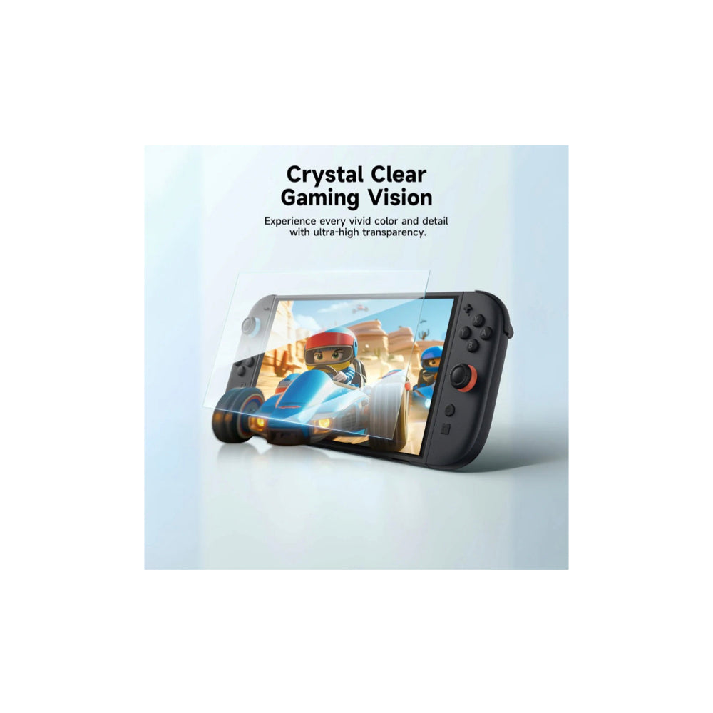 Jsaux HD Tempered Glass Screen Protector for Switch 2(2 PACK) Clear