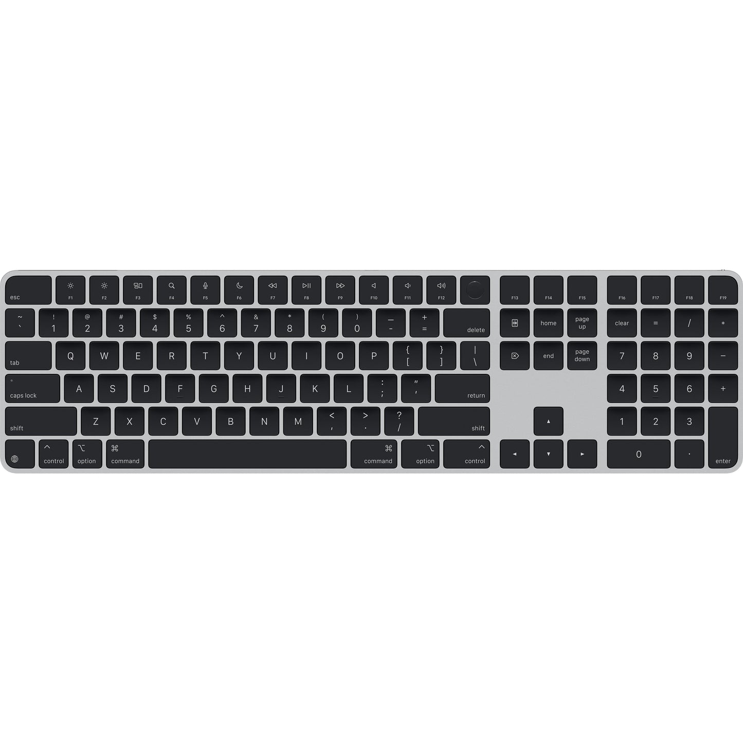 Magic Keyboard with Touch ID for Mac models with Apple silicon - US English - Black Keys