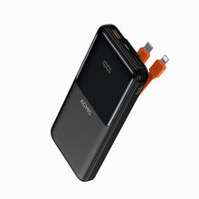 ACMIC 10000mAh powerbank with Digital Screen Display, Build in Type C and Lightning Cable