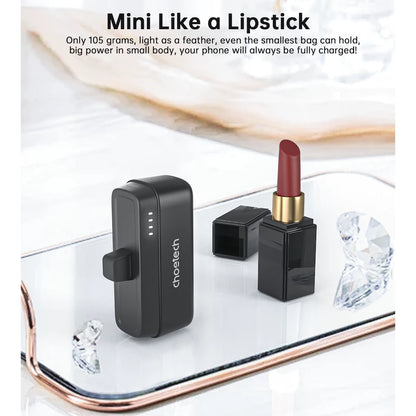 Choetech B740 PD20W 5000mAh Mini Power Bank with Type C Plug
