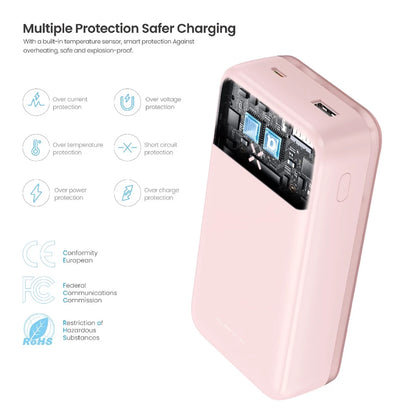 ALPHA 20000mAh powerbank with build-in Type C and Lightning Cable