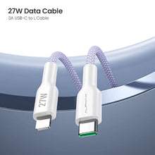 ALPHA Cable Type C to Lightning - Purple (ALUSB-CL2 (C to L)