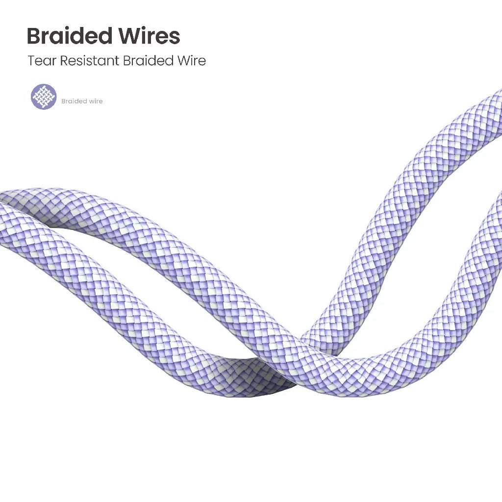 ALPHA Cable Type C to Lightning - Purple (ALUSB-CL2 (C to L)