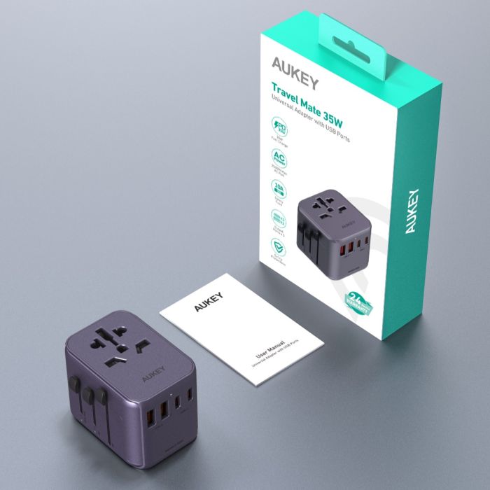 Aukey PA-TA07 35W Travel Mate Universal Adapter
