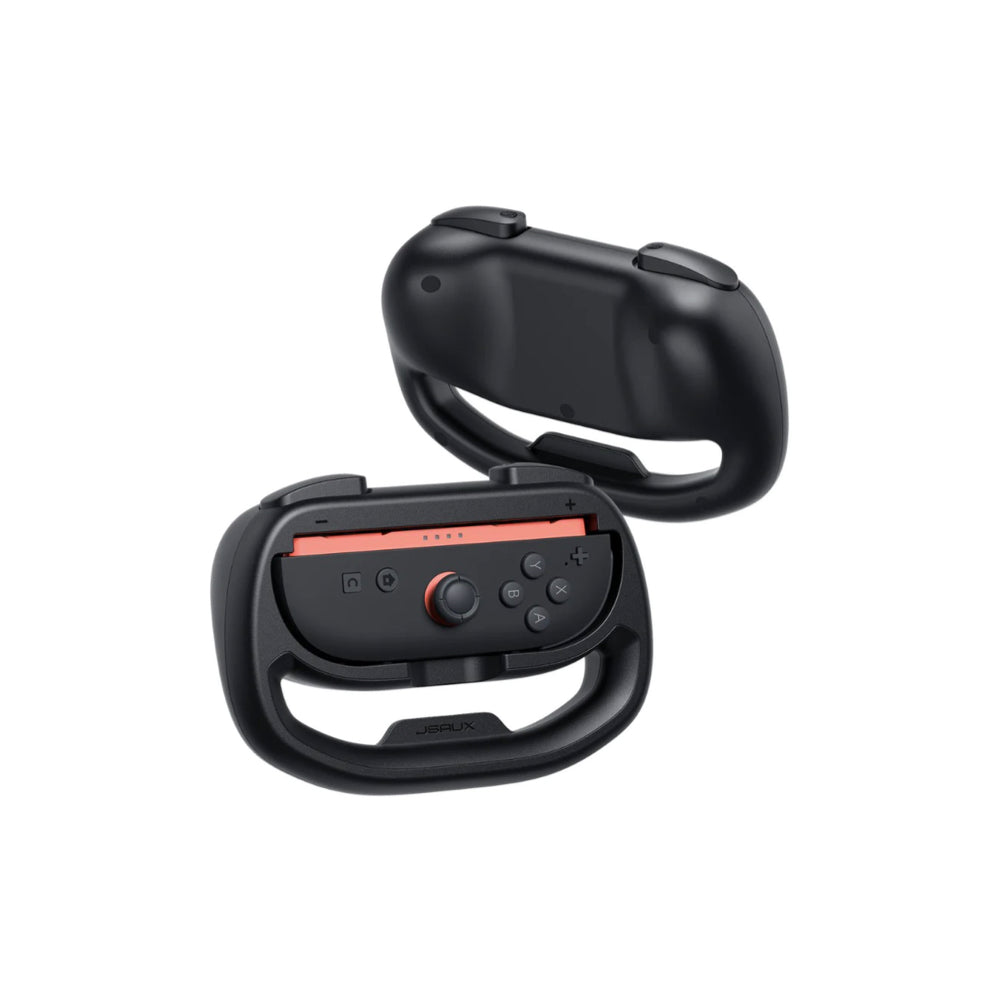 Jsaux Racing Steering Wheel for Switch 2 (Black)
