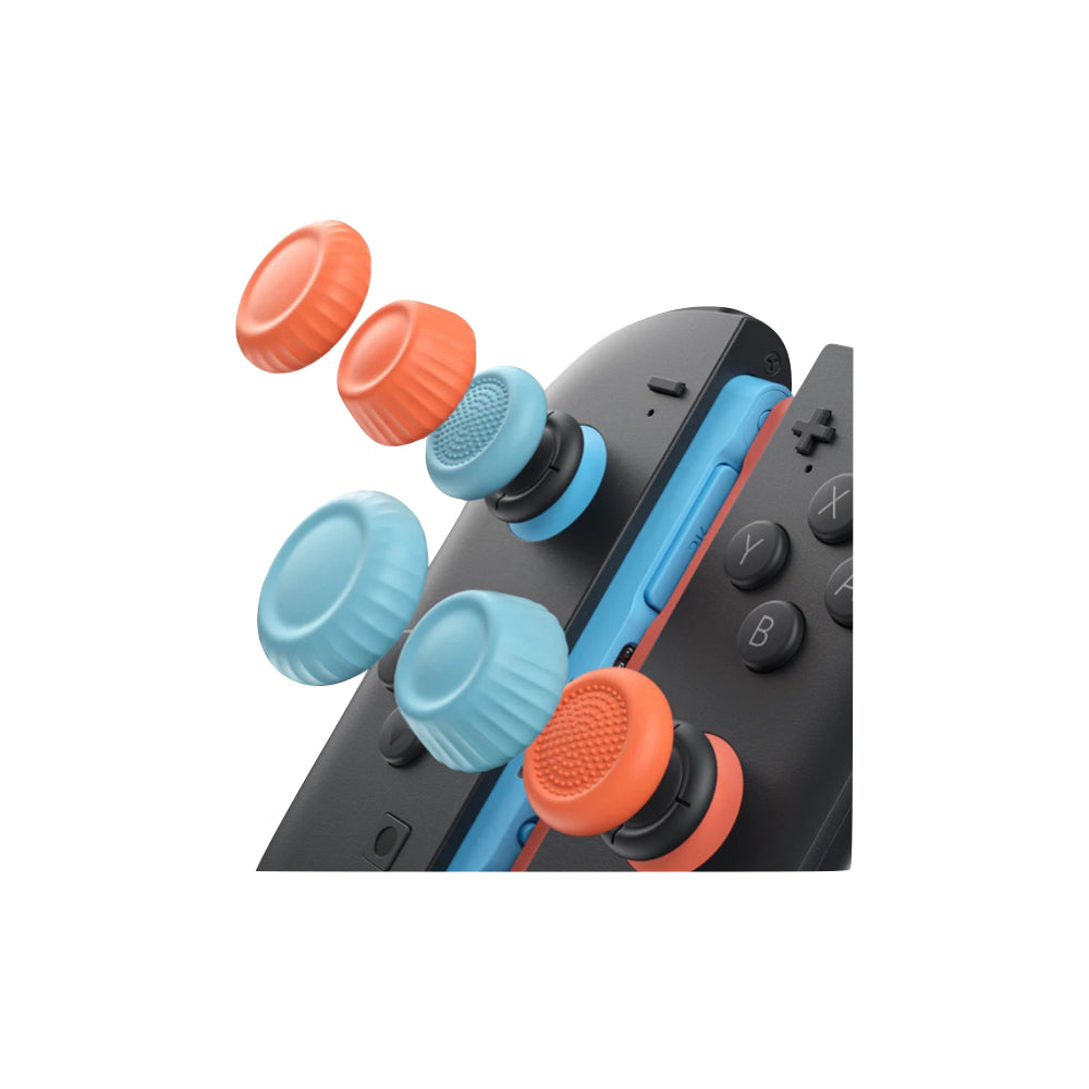 Jsaux Multi-Mode Joystick Cap and Thumb Grip with Lever Guard Set for Switch 2